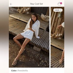 Free people stay cool Two-Piece Set